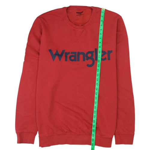 Wrangler Men's Red 2XL Crew Neck Pullover Sweatshirt