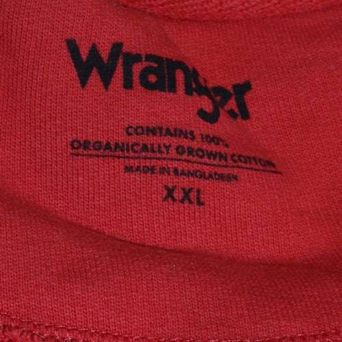 Wrangler Men's Red 2XL Crew Neck Pullover Sweatshirt