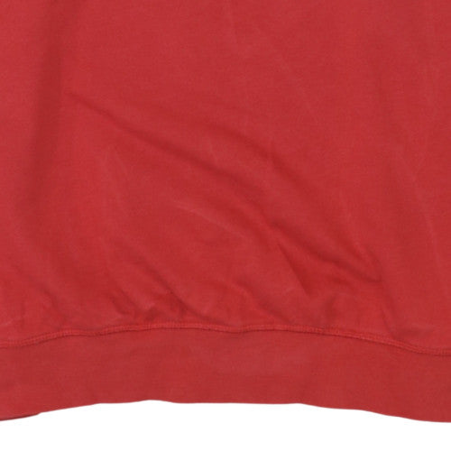 Wrangler Men's Red 2XL Crew Neck Pullover Sweatshirt