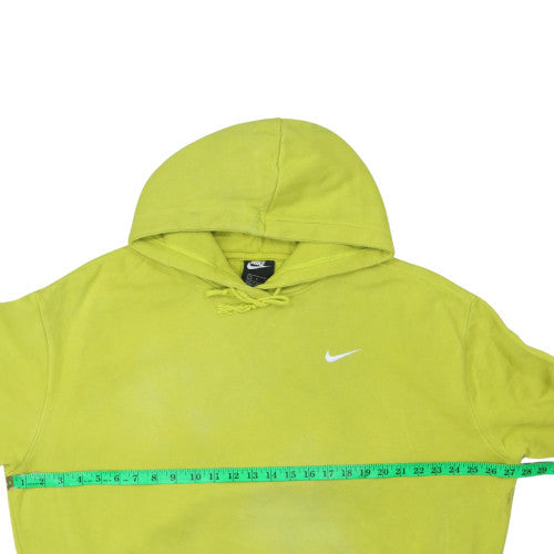 Nike Women’s Green Pullover Hoodie L Cotton Blend Casual Wear
