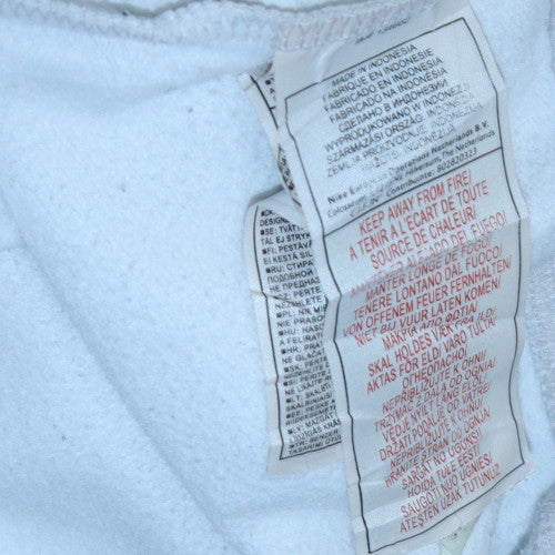 Nike Men's White Pullover Sweatshirt S Regular Fit Crew Neck Fleece