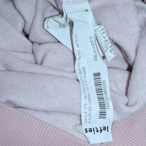 Disney Women Pink Sweatshirt Small Crew Neck Pullover by Lefties
