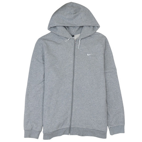 Nike Men's Grey Full Zip Hooded Sweatshirt 2XL Regular Fit