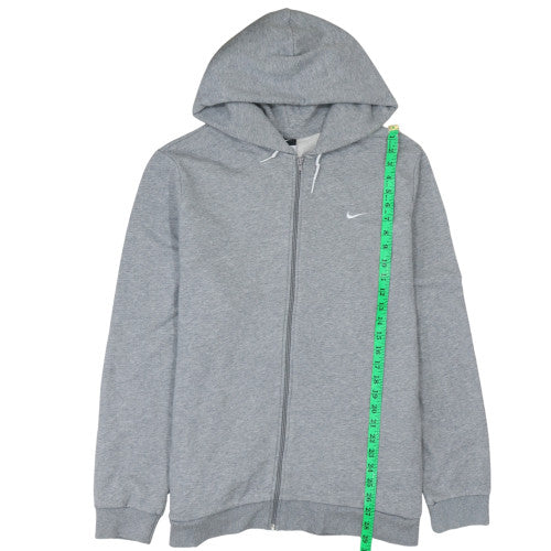 Nike Men's Grey Full Zip Hooded Sweatshirt 2XL Regular Fit