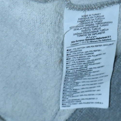 Nike Men's Grey Full Zip Hooded Sweatshirt 2XL Regular Fit