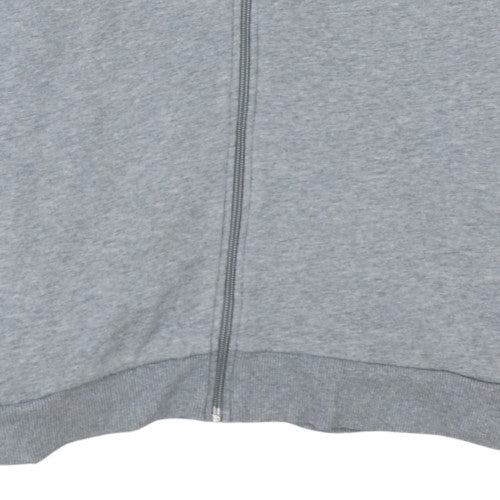 Nike Men's Grey Full Zip Hooded Sweatshirt 2XL Regular Fit