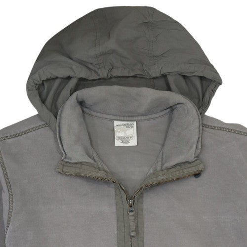 Timberland Men's Grey XL 1/4 Zip Hoodie Regular Fit Cotton