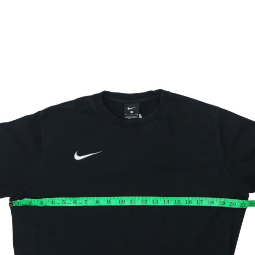 Nike Men's Black Pullover Sweatshirt Crew Neck Regular Fit M