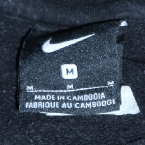 Nike Men's Black Pullover Sweatshirt Crew Neck Regular Fit M