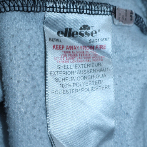 Ellesse Womens Black Paisley Pullover Hoodie Size 12 Polyester