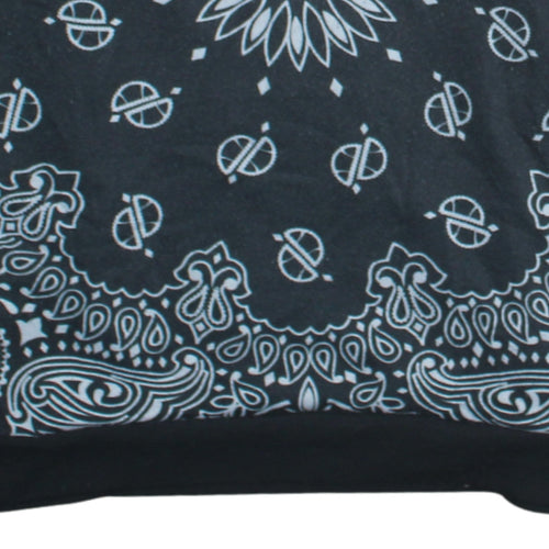 Ellesse Womens Black Paisley Pullover Hoodie Size 12 Polyester