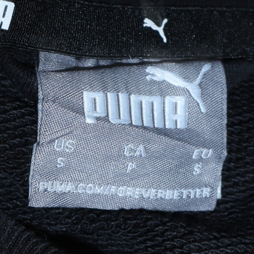 Puma Men’s Black Full Zip Hoodie Size S Regular Fit Sportswear
