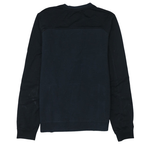 Nike Men's Black Small Pullover Sweatshirt with Logo Zip Pocket