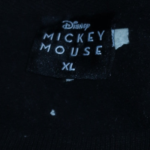 Pep&Co Women Black Mickey Mouse Pullover Sweatshirt XL 20-22