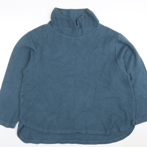 Carolyn Donnelly The Edit Women's Blue Fleece Pullover Sweatshirt UK L