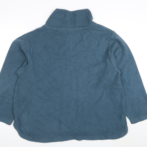 Carolyn Donnelly The Edit Women's Blue Fleece Pullover Sweatshirt UK L