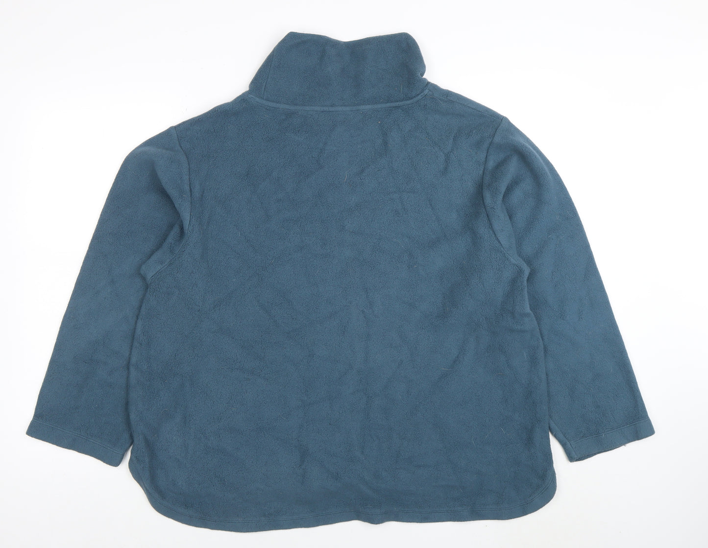 Carolyn Donnelly The Edit Women's Blue Fleece Pullover Sweatshirt UK L