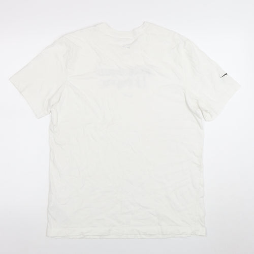 Nike Men’s White Tottenham Hotspur Cotton T-Shirt Size M
