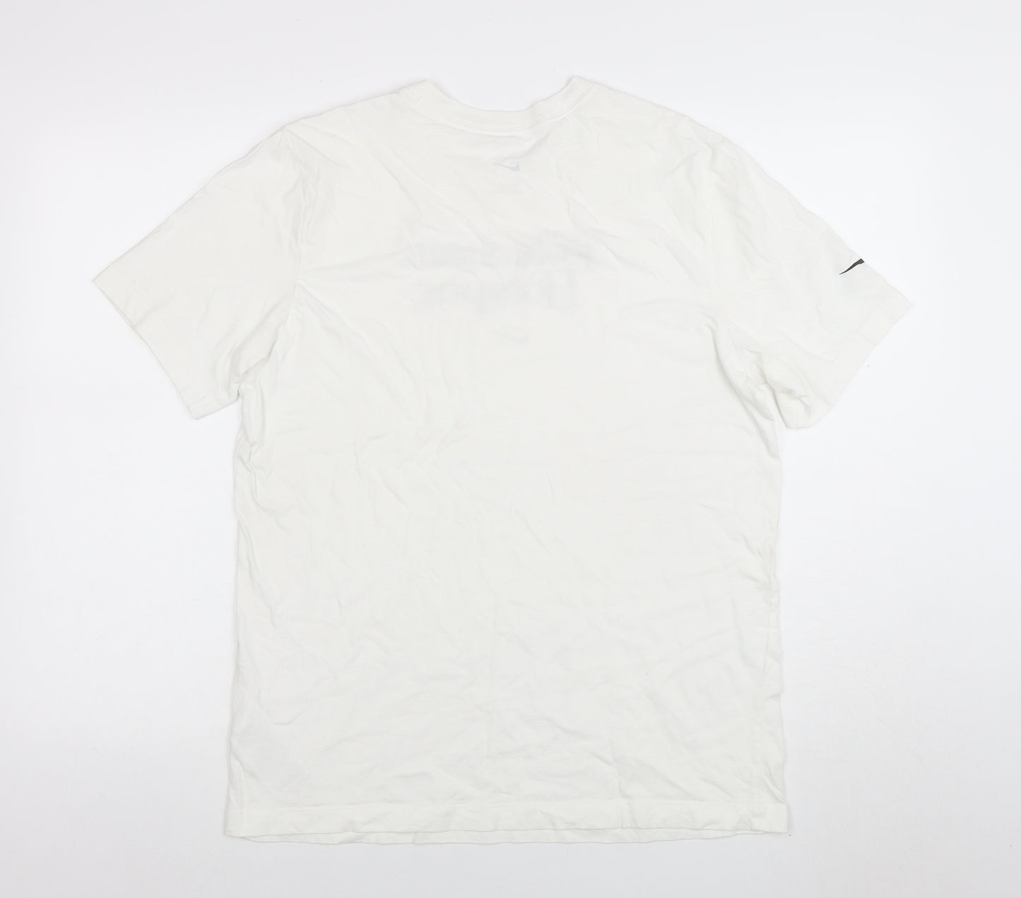 Nike Men’s White Tottenham Hotspur Cotton T-Shirt Size M