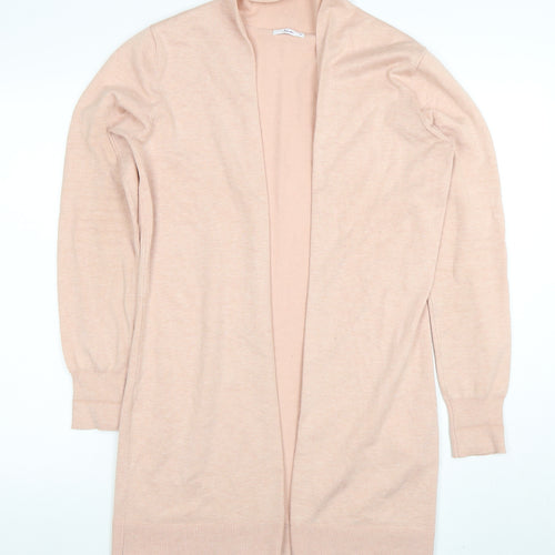 Miss Etam Women's Beige Long Sleeve Knit Cardigan M