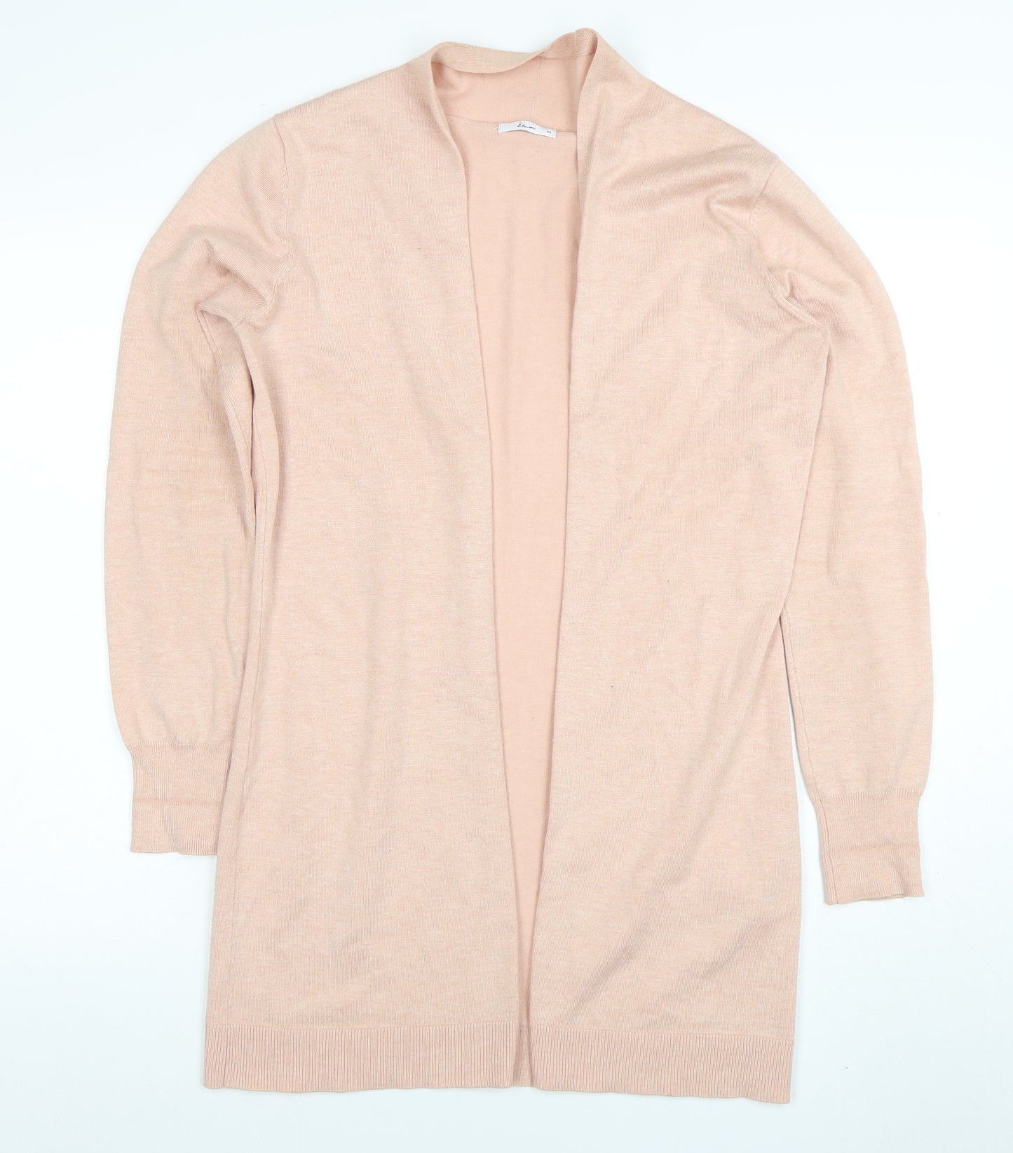 Miss Etam Women's Beige Long Sleeve Knit Cardigan M
