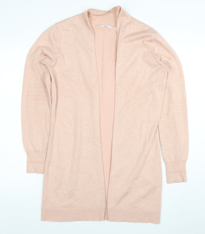 Miss Etam Women's Beige Long Sleeve Knit Cardigan M