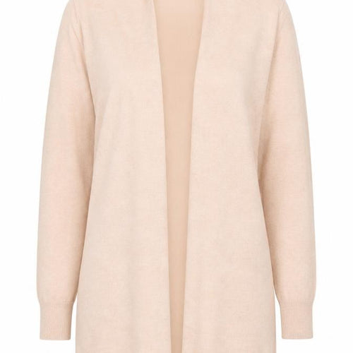 Miss Etam Women's Beige Long Sleeve Knit Cardigan M