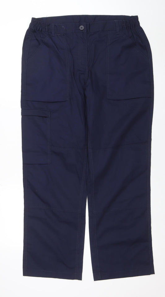 Regatta Professional Men's Blue Cargo Work Trousers Size 16