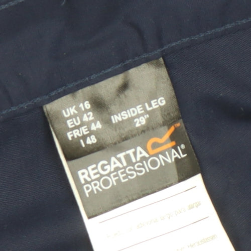 Regatta Professional Men's Blue Cargo Work Trousers Size 16