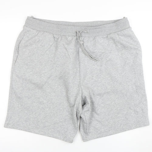 Marks and Spencer Men’s Grey XL Sweat Shorts with Drawstring