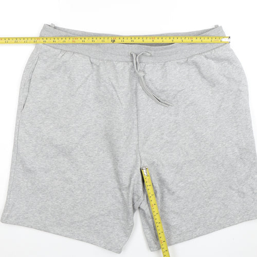 Marks and Spencer Men’s Grey XL Sweat Shorts with Drawstring