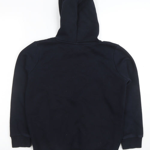 Hype Boys Black Pullover Hoodie 11-12 Years Cotton Blend Casual