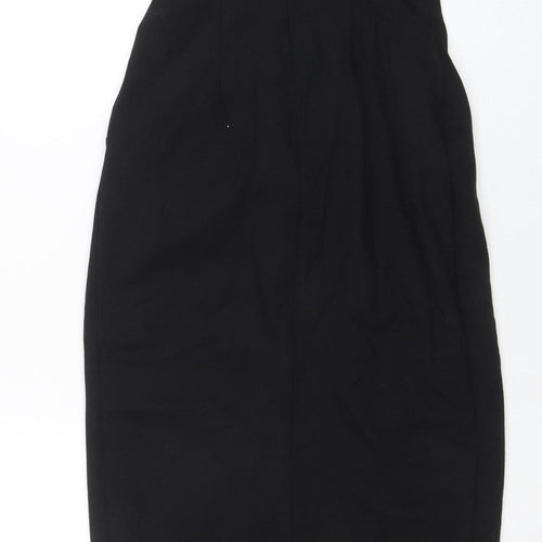 Lavish Alice Women's Black Size 6 Off Shoulder Bodycon Midi Dress