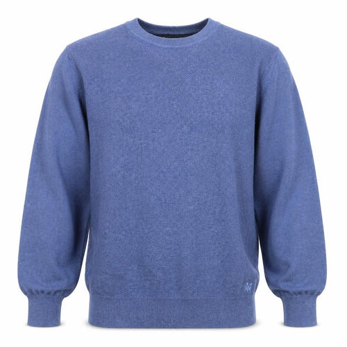 Crew Clothing Company Men's Blue Cotton Jumper Size S