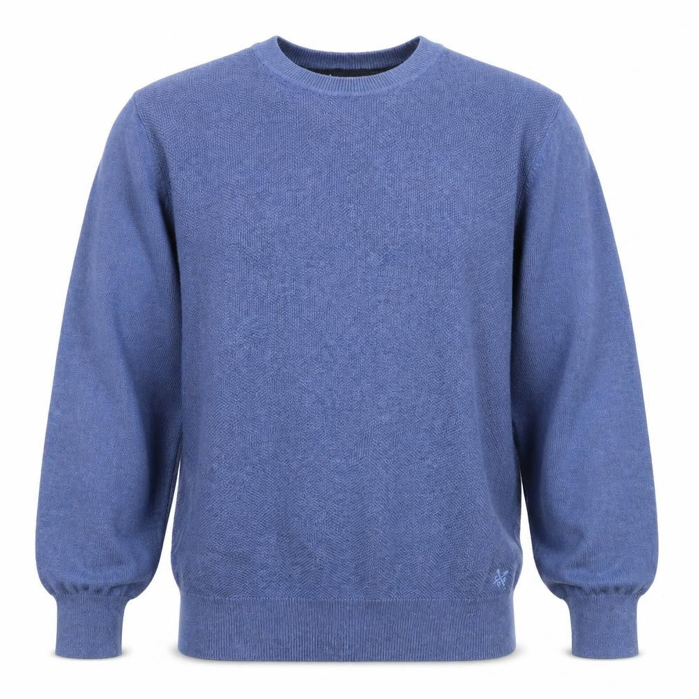 Crew Clothing Company Men's Blue Cotton Jumper Size S