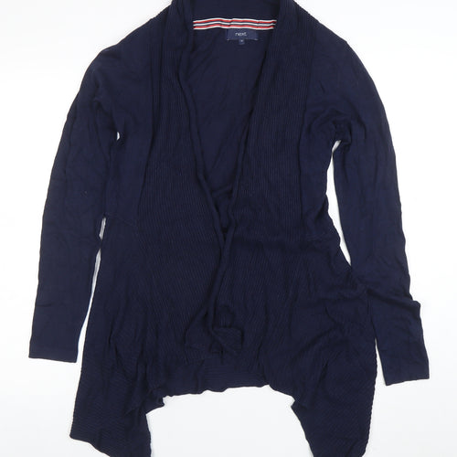 Next Women's Blue Open Front Knit Cardigan Size 10