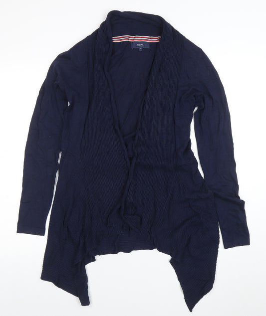 Next Women's Blue Open Front Knit Cardigan Size 10