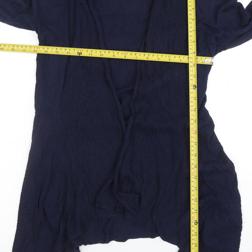 Next Women's Blue Open Front Knit Cardigan Size 10