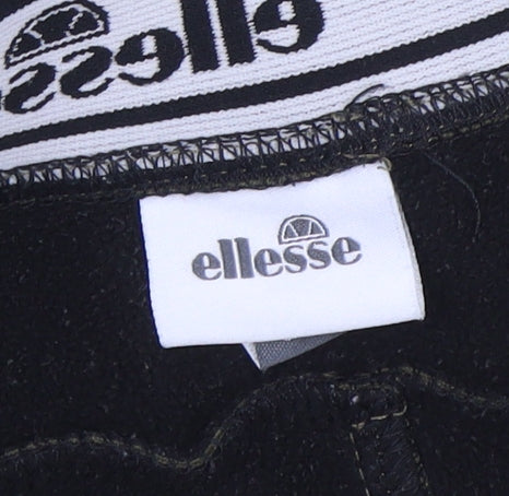 Ellesse Mens Green Jogger Trousers Size S Slim Fit Elastic Waist Zip Pockets