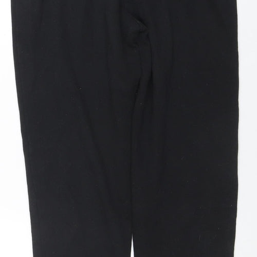 Aéropostale Womens Black Jogger Sweatpants M Drawstring Waist Cotton Blend