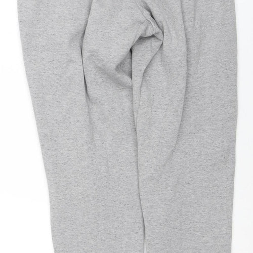 Adidas Mens Grey Sweatpants S Regular Fit Fleece Activewear Trousers