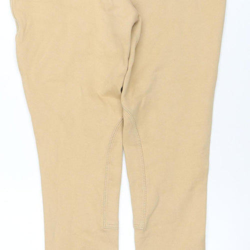 Harry Hall Women's Beige Cotton Stretch Jodhpurs Size 16 Slim Fit