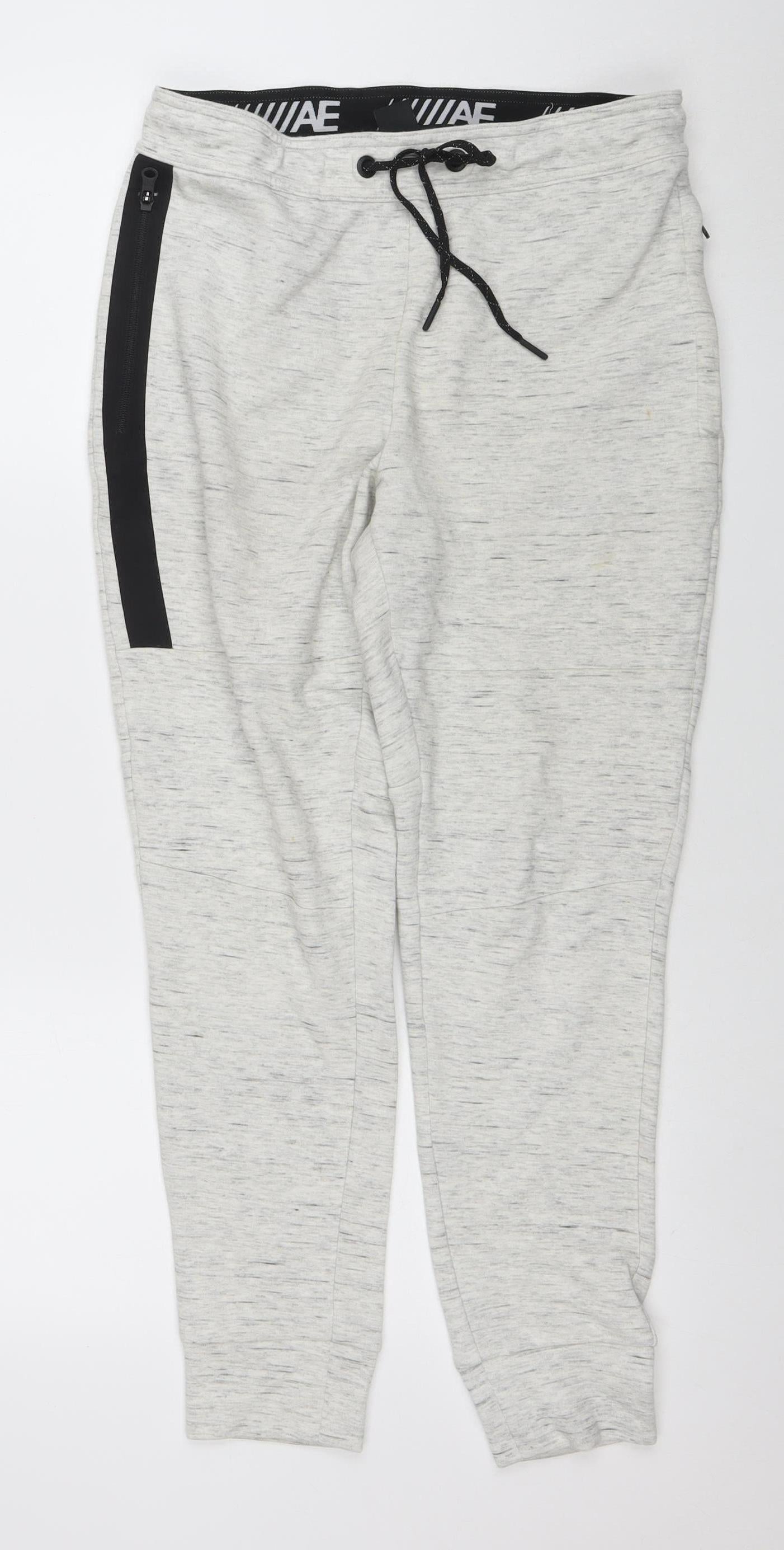American Eagle Outfitters Mens Grey Joggers S Regular Fit Activewear
