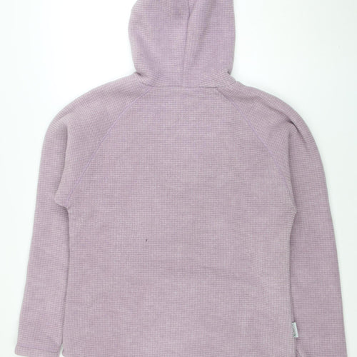Outdoor Scene Women’s Purple Pullover Hoodie XL Polyester Blend Warm Fleece