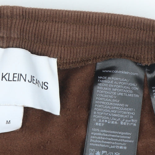 Calvin Klein Jeans Womens Brown Sweatpants M Jogger Style Cotton