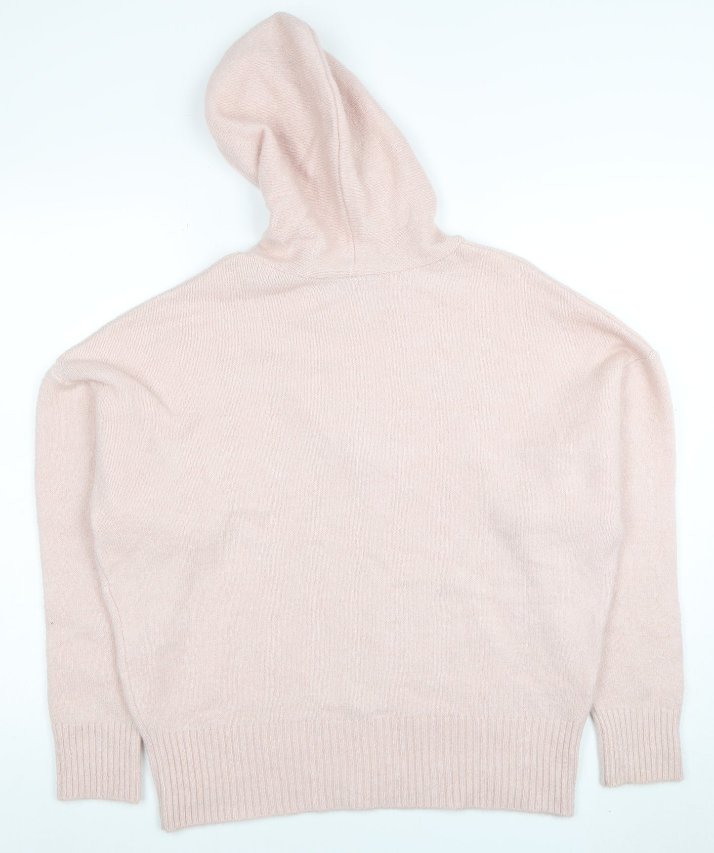 Peacocks Womens Pink Hooded Pullover Hoodie Medium Soft Knit