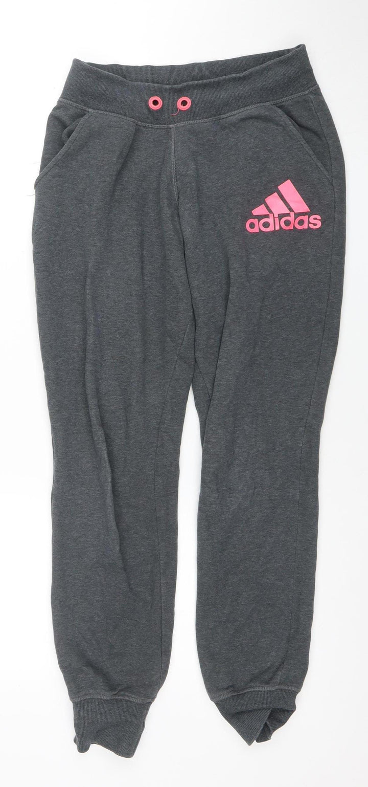 Adidas Womens Grey XS Jogger Sweatpants Activewear Trousers