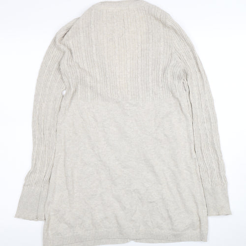 Mammut Women Beige V-Neck Long Sleeve Cardigan Size 12