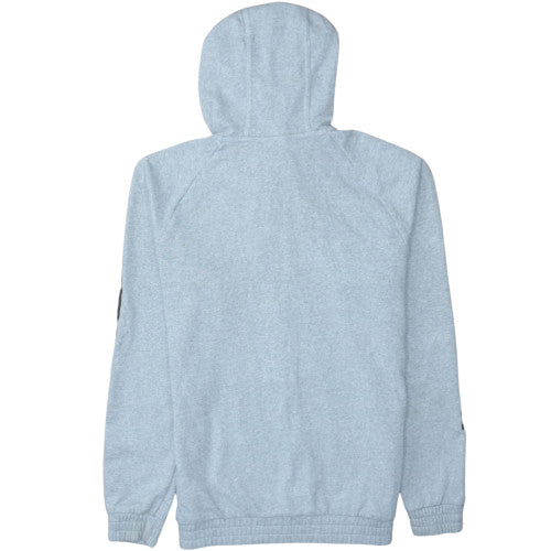 Adidas Men's Grey Full Zip Fleece Hoodie Size S