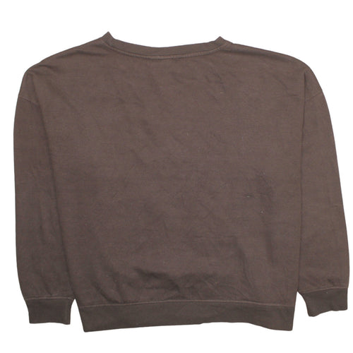 Disney Women Brown Bambi Pullover Sweatshirt 2XL